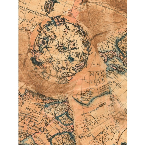 DECOPATCH Paper:Brown 806 Antique Map Default Title