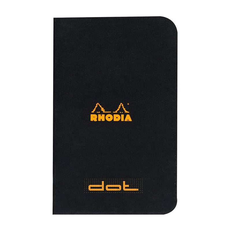 RHODIA Classic Stapled A7 75x120mm Dot Black Default Title