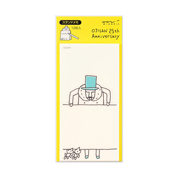 MIDORI Ojisan 25th Anniversary Stand Memo-Signboard