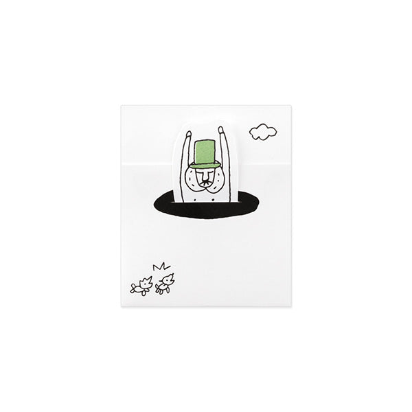 MIDORI Ojisan 25th Anniversary Folding Memo-Hole