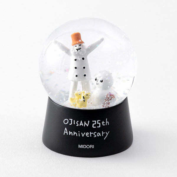 MIDORI Ojisan 25th Anniversary Snow Globe