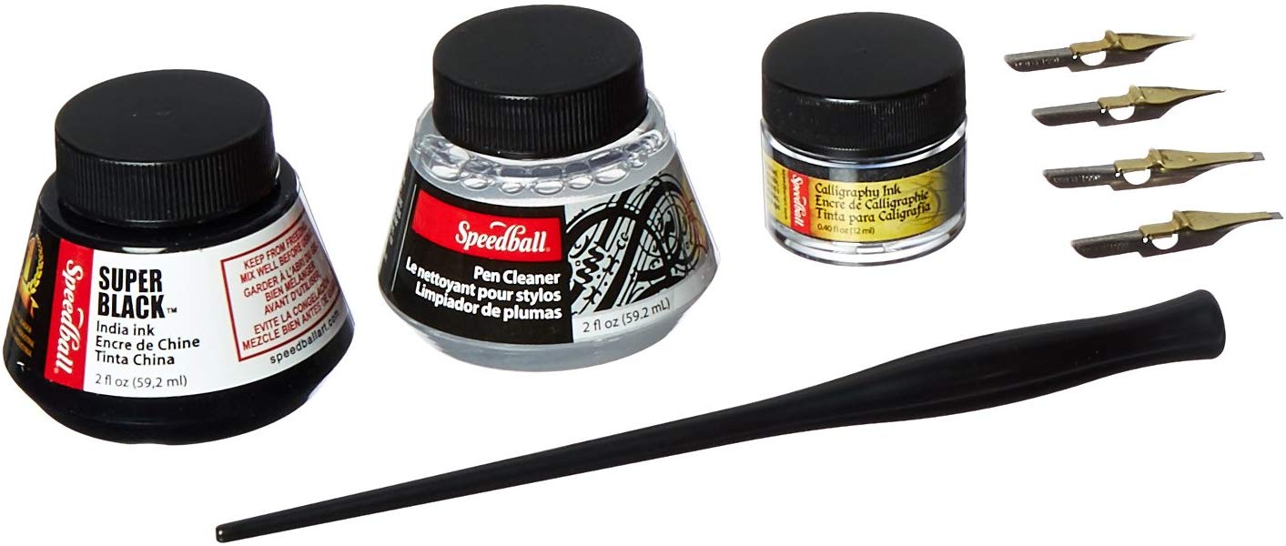 SPEEDBALL Super Value Lettering & Calligraphy Kit