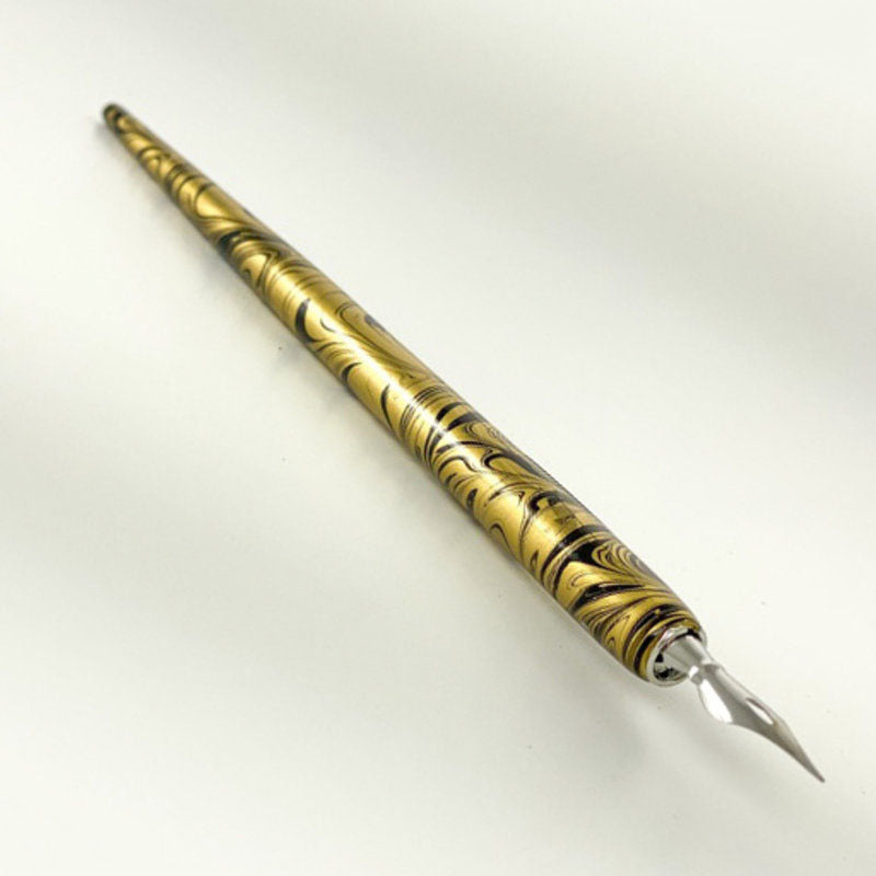 SPEEDBALL Classic Nib-Holder Gold Marble-Carded