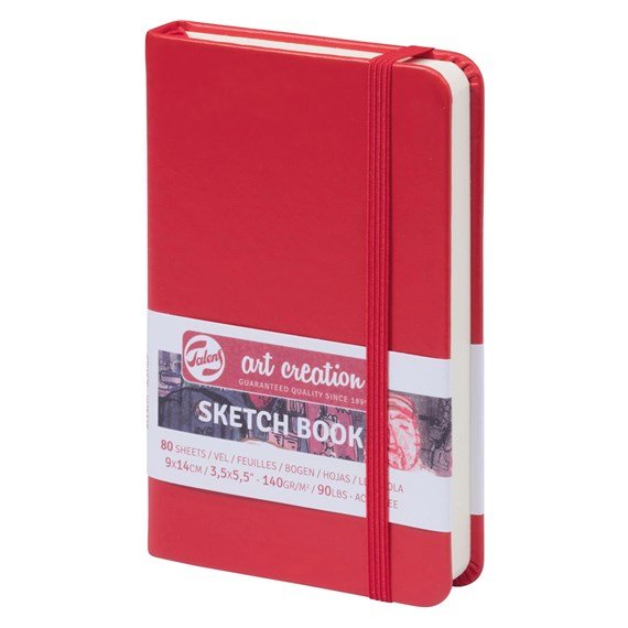 TALENS Art Creation Sketch Book 140g 9x14cm Red