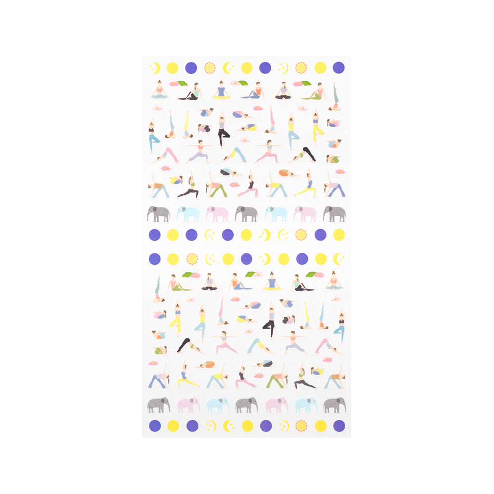 MIDORI Sticker Schedule 2455 Yoga