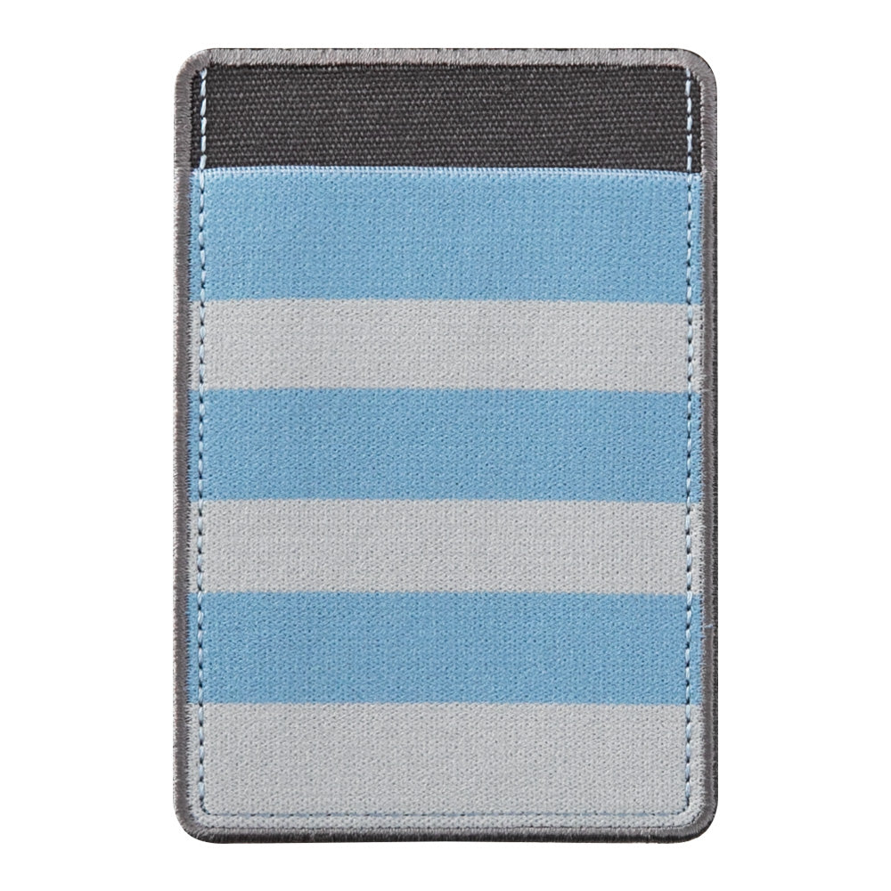 MIDORI Elastic Pocket Sticker Stripe Blue