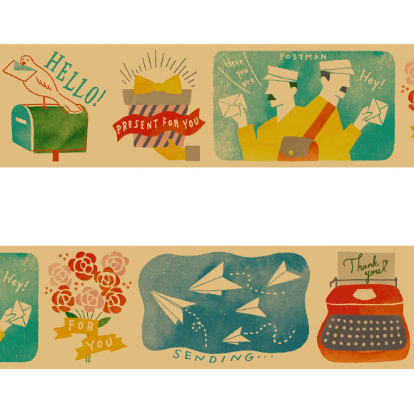MIDORI Craft Tape Colour Postman