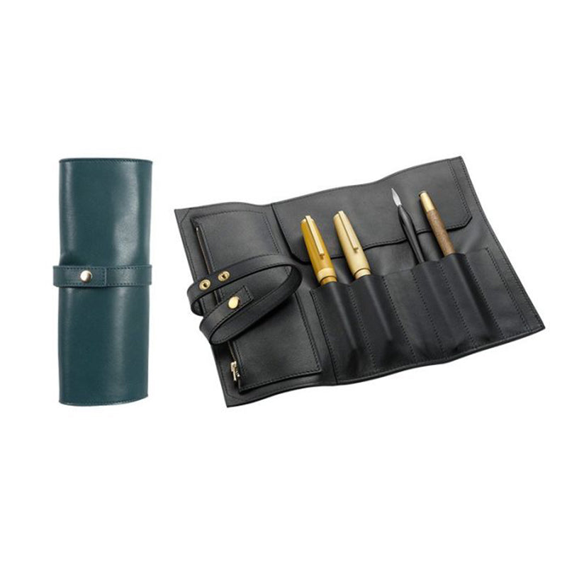 JACQUES HERBIN Leather Collector's Case S-Emerald