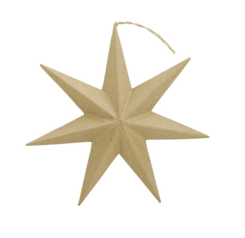DECOPATCH Objects:Christmas-Star to Hang 20cm Default Title