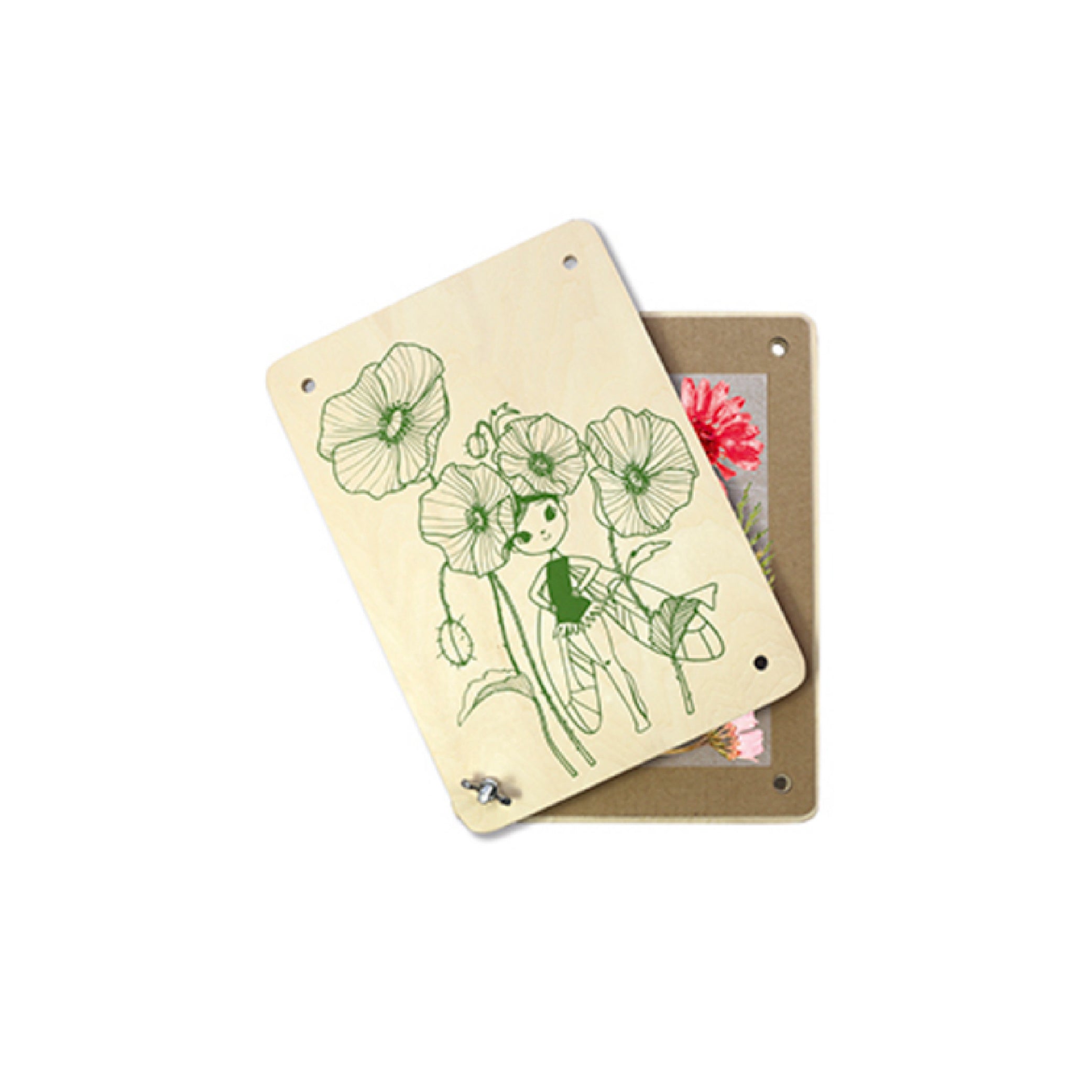 AVENUE MANDARINE Creative Box Pressed Flowers Herbarium Default Title