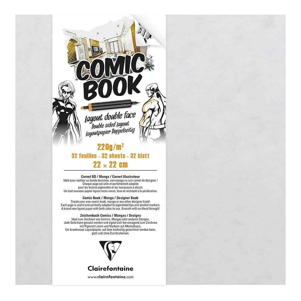 CLAIREFONTAINE Double Sided Layout Book 220g 22x22cm