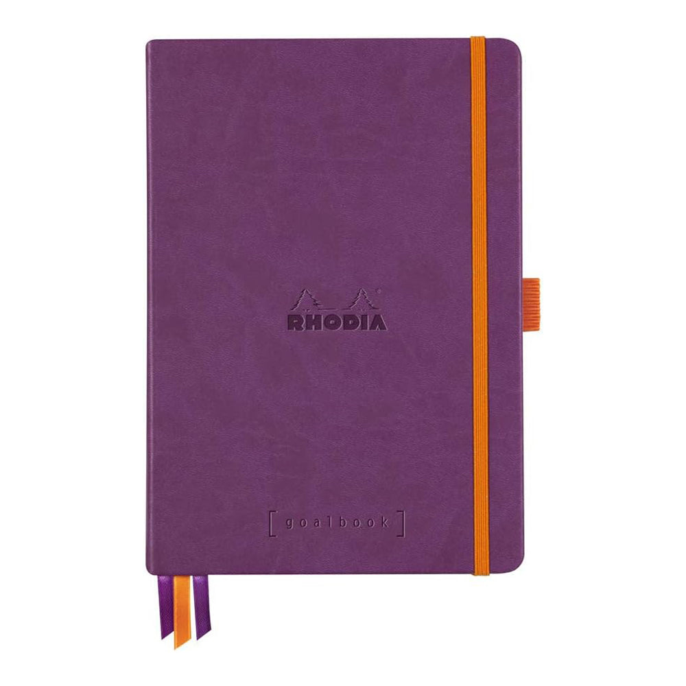 RHODIArama GoalBook Hardcover A5 Dot Purple