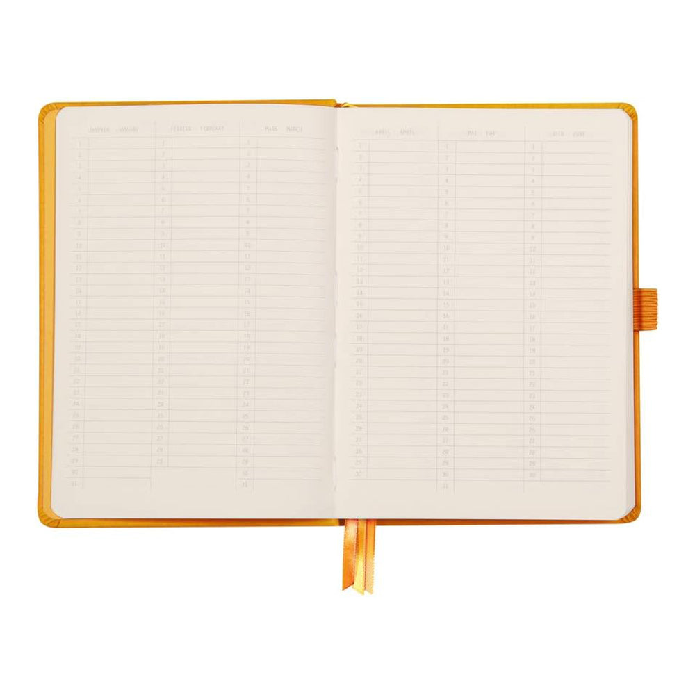 RHODIArama GoalBook Hardcover A5 Dot Orange
