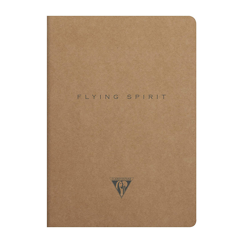 CLAIREFONTAINE Flying Spirit Notebook A5 Lined 48s Kraft Default Title