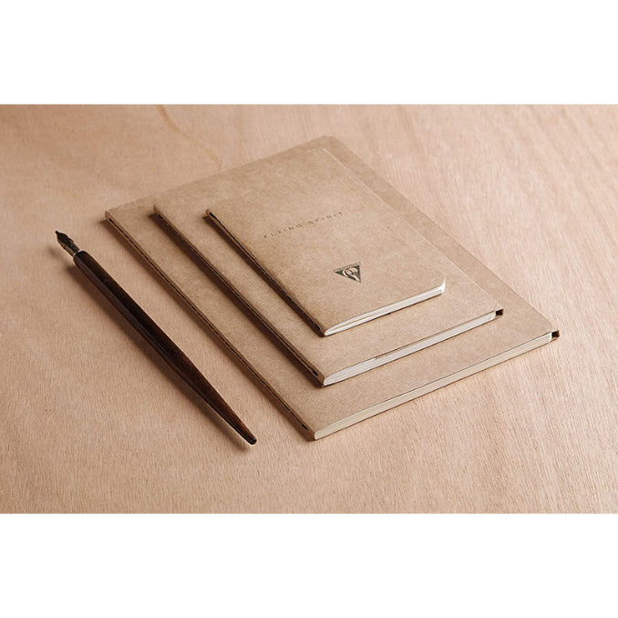 CLAIREFONTAINE Flying Spirit Notebook A5 Lined 48s Kraft Default Title