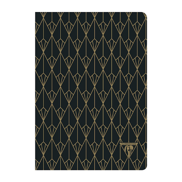 CLAIREFONTAINE Neo Deco A5 Lined 48s Ebony Black Default Title