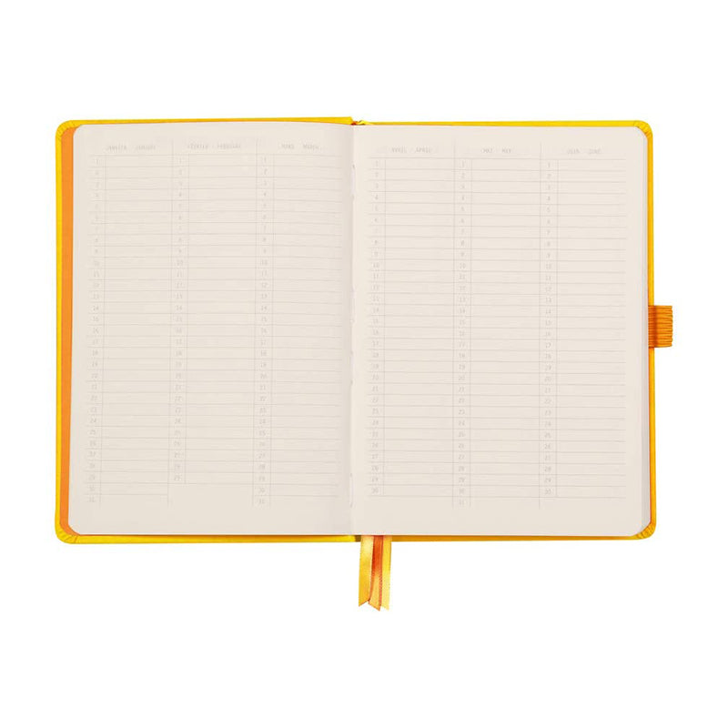 RHODIArama GoalBook Hardcover A5 Dot Yellow Default Title