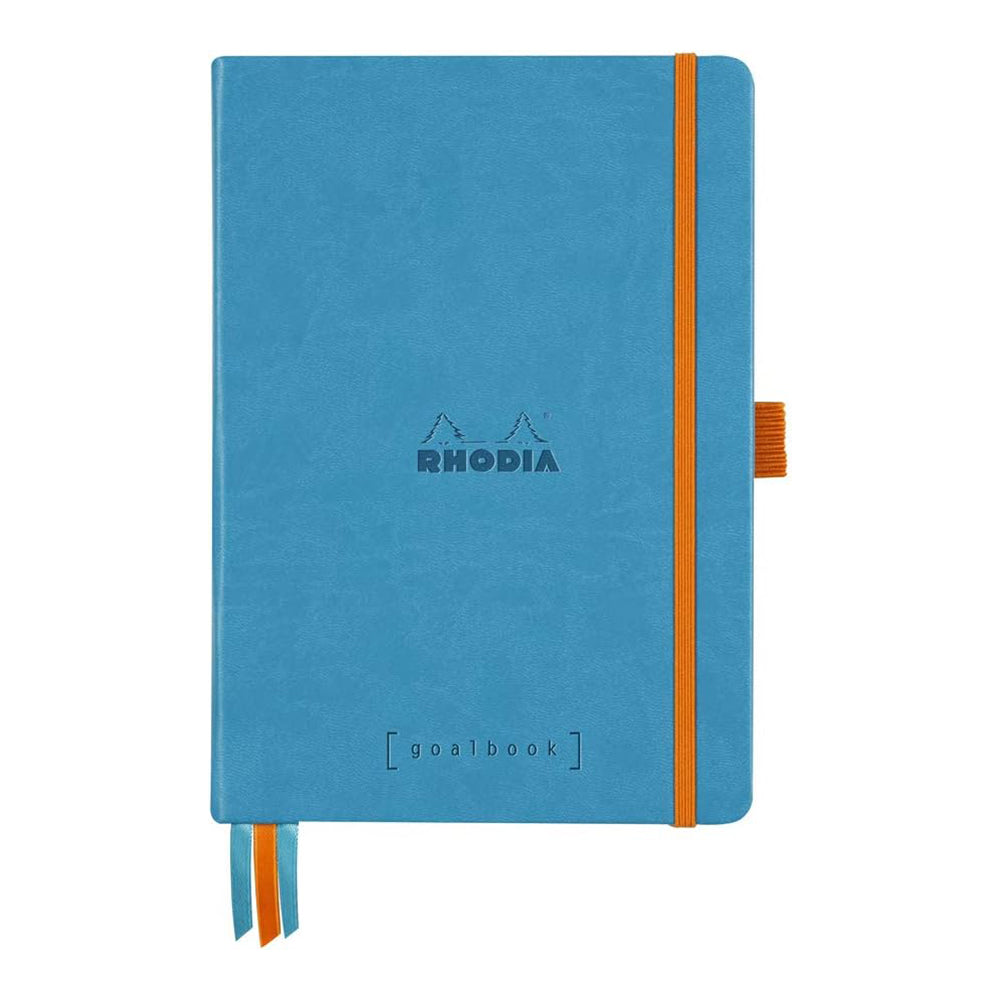 RHODIArama GoalBook Hardcover A5 Dot Turquoise