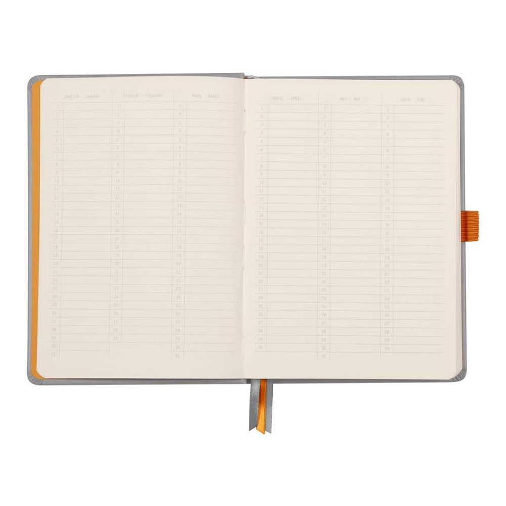 RHODIArama GoalBook Hardcover A5 Dot Silver