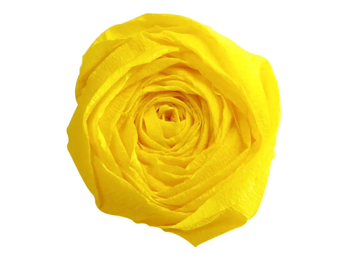 CLAIREFONTAINE Crepe Paper Roll 75% 2.5x0.5M Lemon Yellow