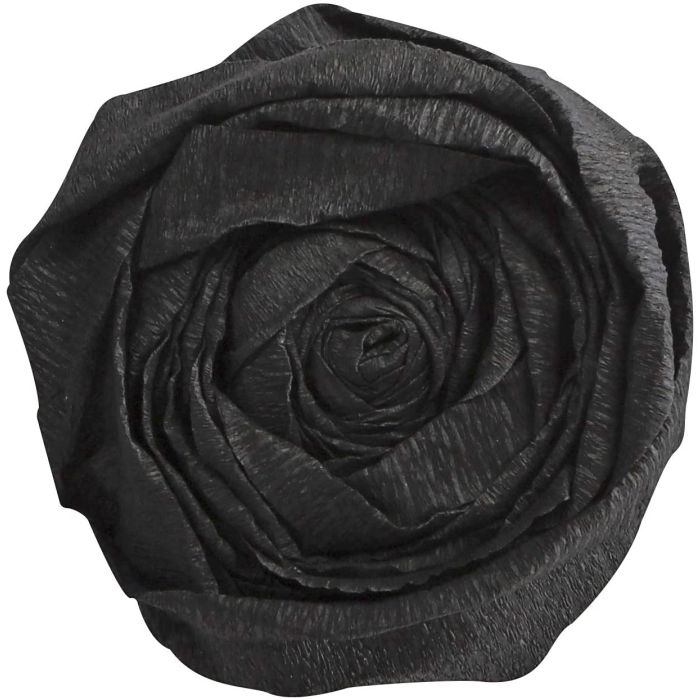 CLAIREFONTAINE Crepe Paper Roll 75% 2.5x0.5M Black