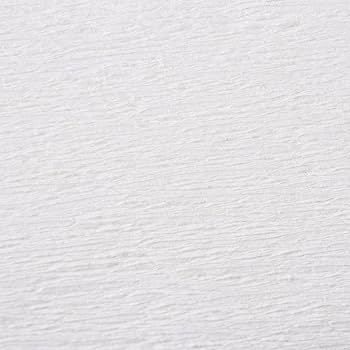 CLAIREFONTAINE Crepe Paper Roll 75% 2.5x0.5M White