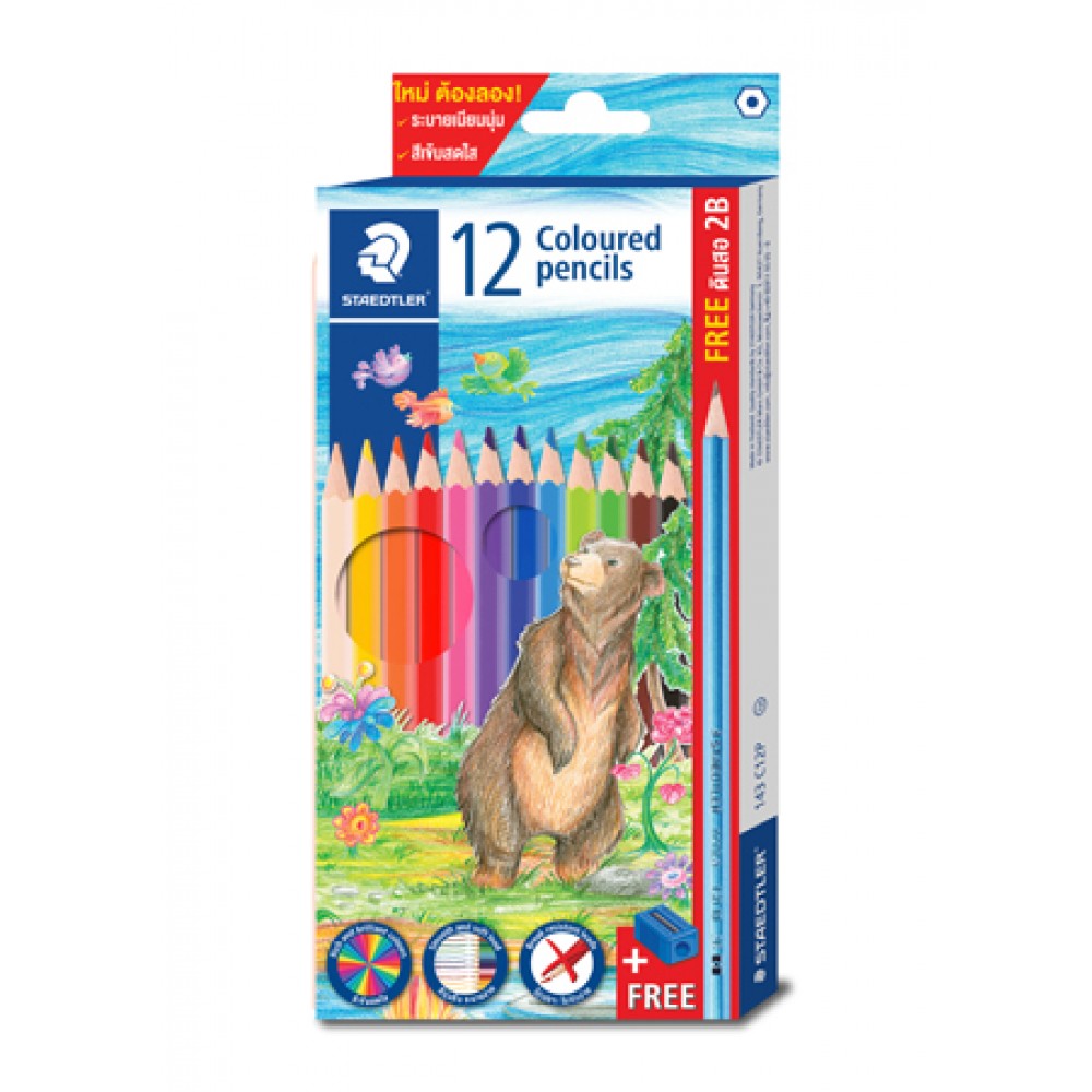 STAEDTLER Coloured Pencils 143 12s Full Length