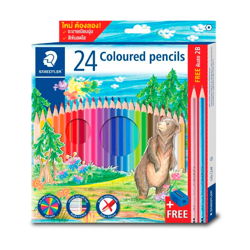STAEDTLER Coloured Pencils 143 24s Full Length