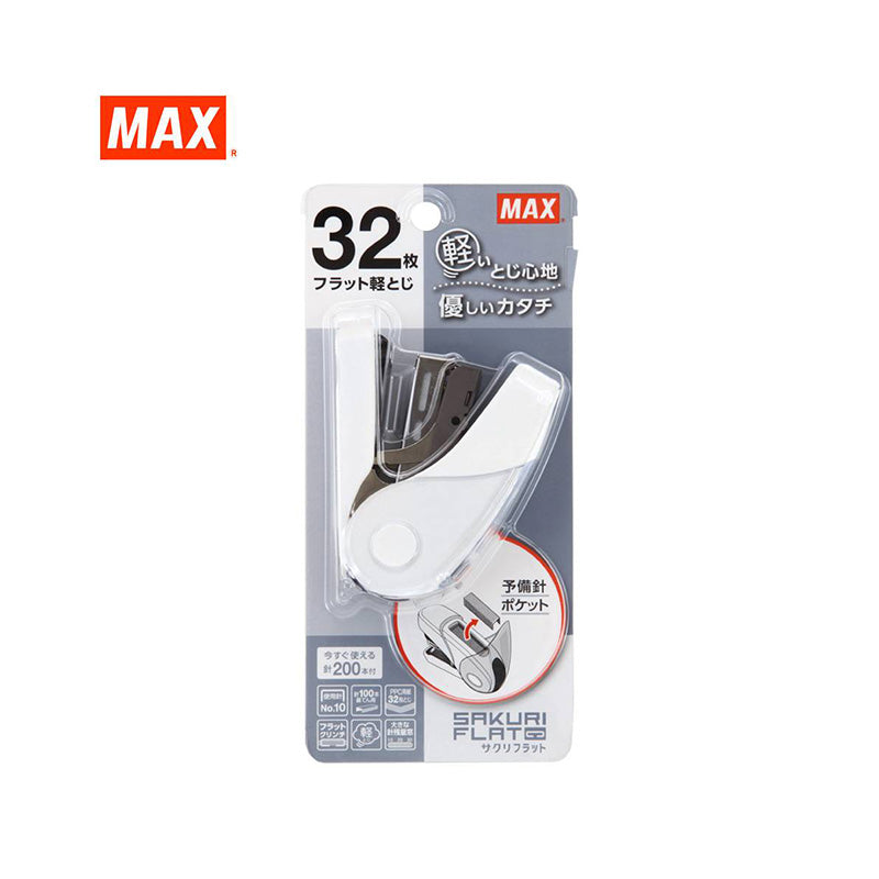 MAX Stapler Sakuri Flat HD-10FL3K White