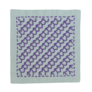 OLYMPUS Sashiko Coaster Kit #SK-299 10x10cm