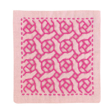 OLYMPUS Sashiko Coaster Kit #SK-298 10x10cm