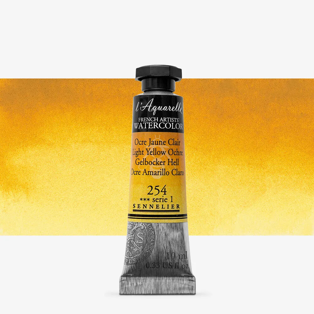 SENNELIER L'Aquarelle 10ml S1 254 Light Yellow Ochre
