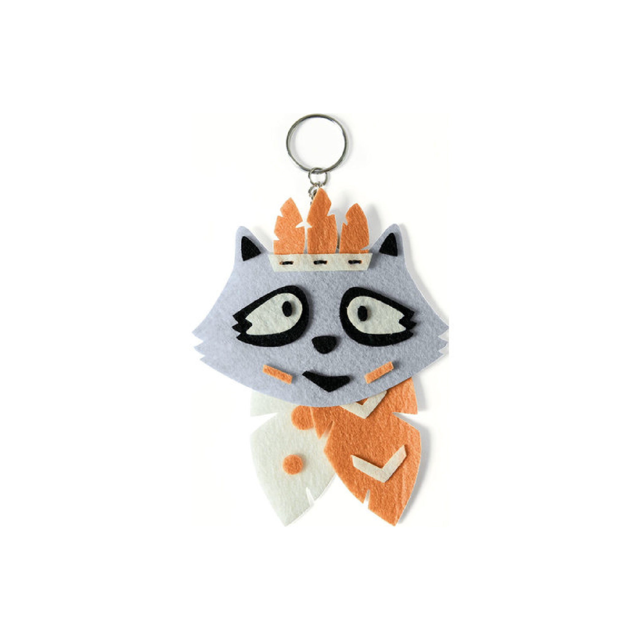 AVENUE MANDARINE DIY Box Felt Key Ring Default Title