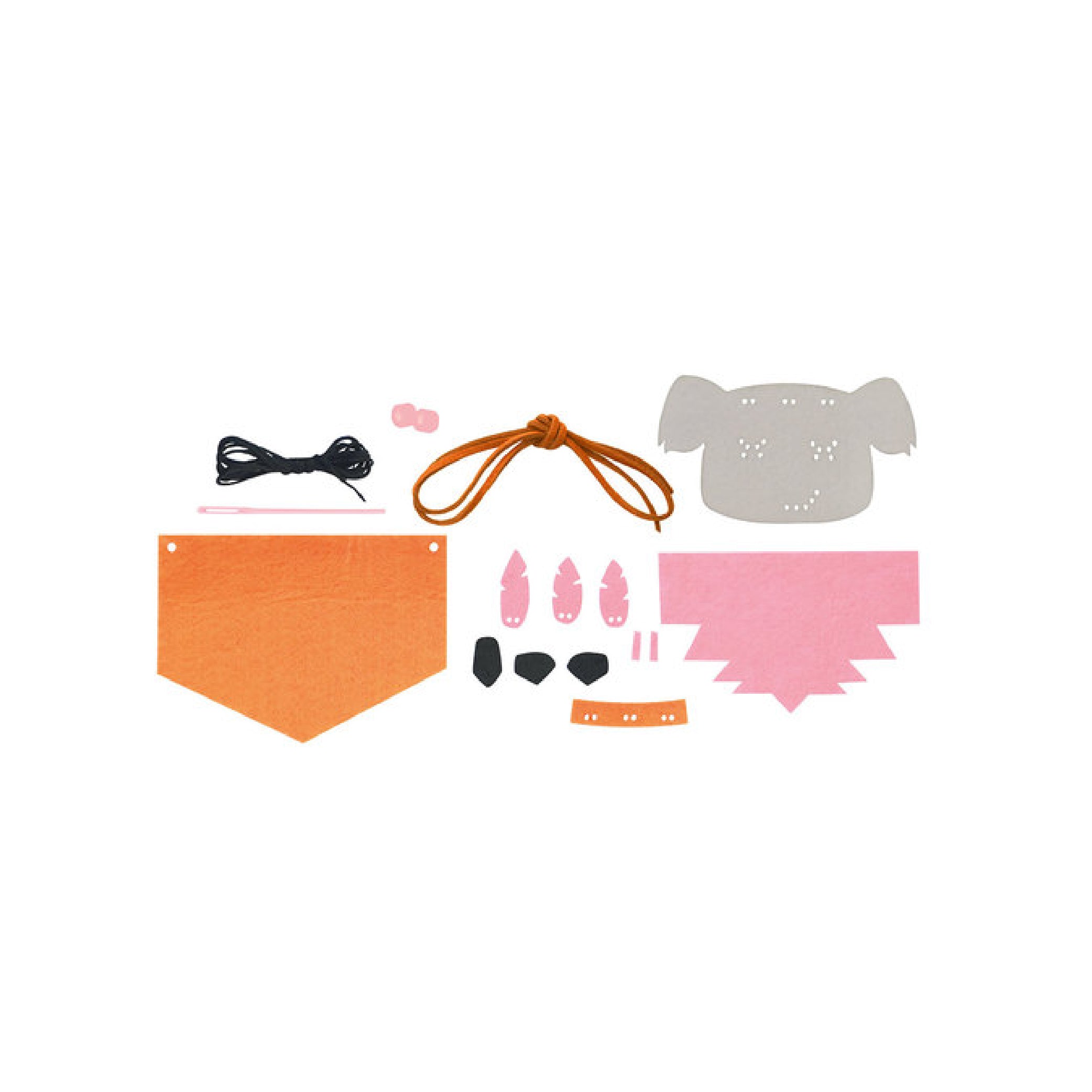 AVENUE MANDARINE DIY Box Felt Necklace Default Title