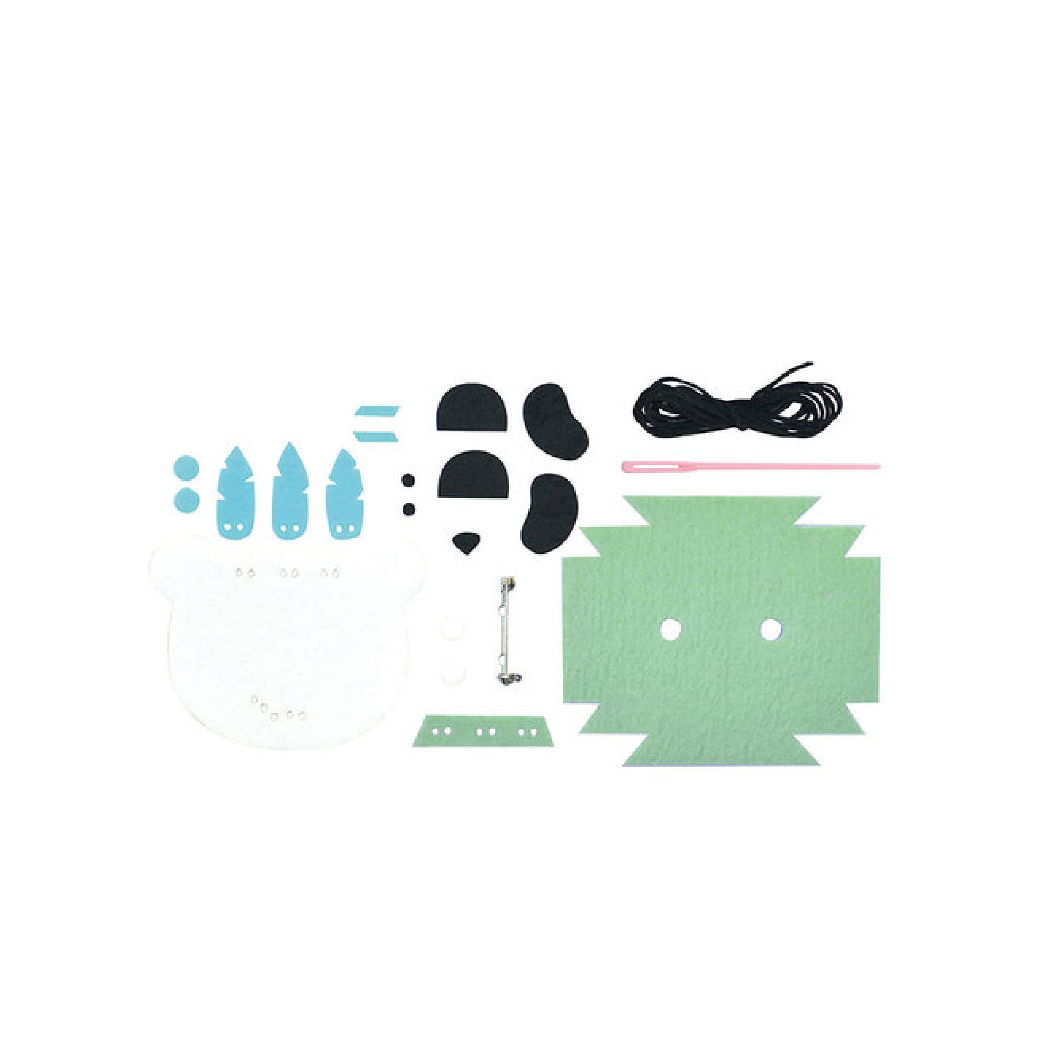 AVENUE MANDARINE DIY Box Felt Brooch Default Title