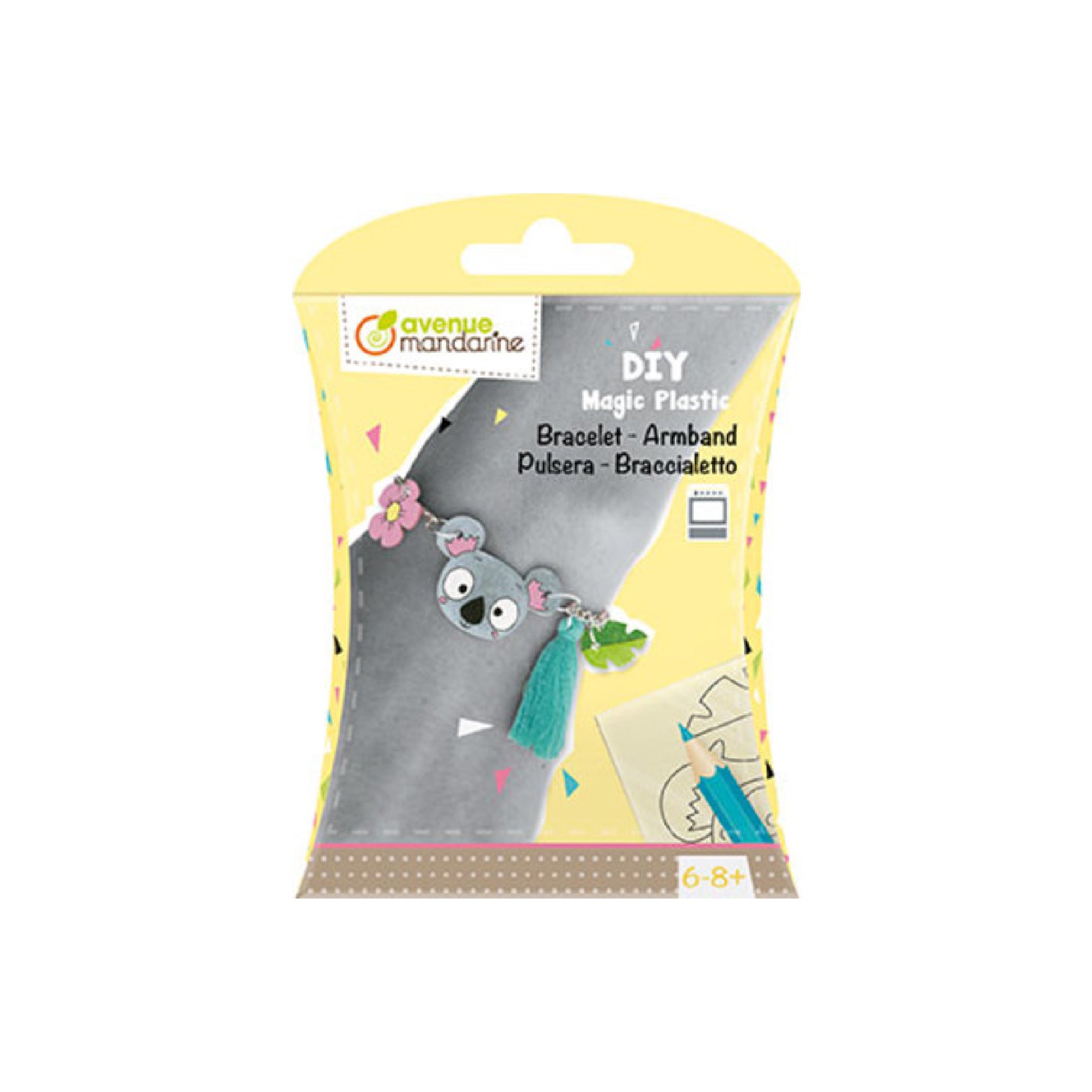 AVENUE MANDARINE DIY Box Magic Plastic Bracelet Default Title