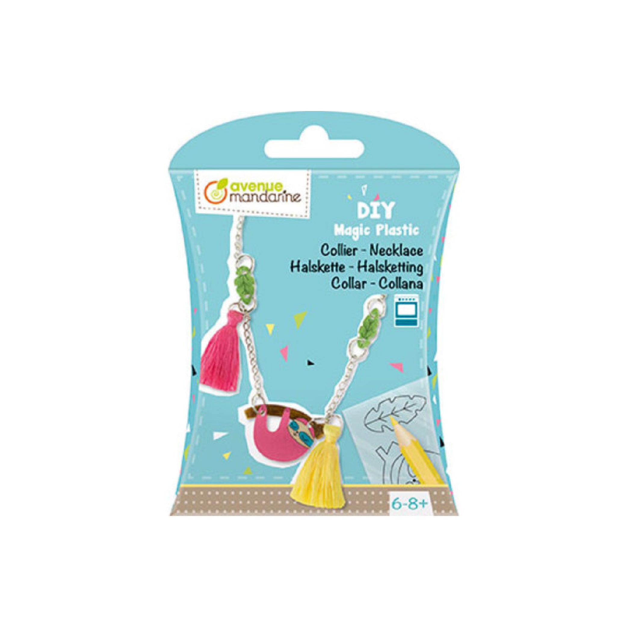 AVENUE MANDARINE DIY Box Magic Plastic Necklace Default Title