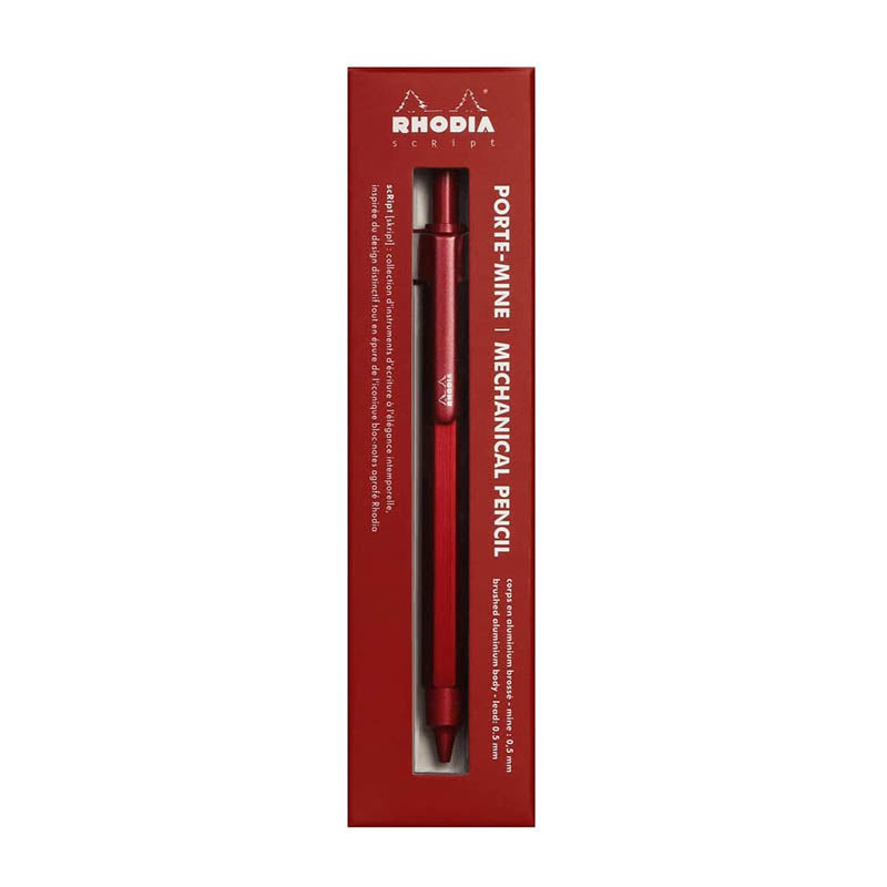 RHODIA scRipt 0.5mm Mechanical Pencil Red Default Title