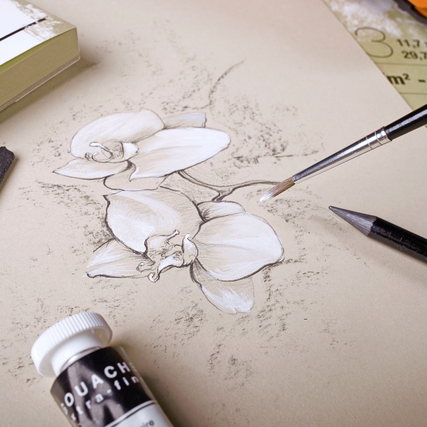 CLAIREFONTAINE Paint ON Pad A5 250g No.6 Assorted 6x4s Default Title