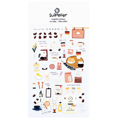 SUATELIER Stickers No.1084: Coffee