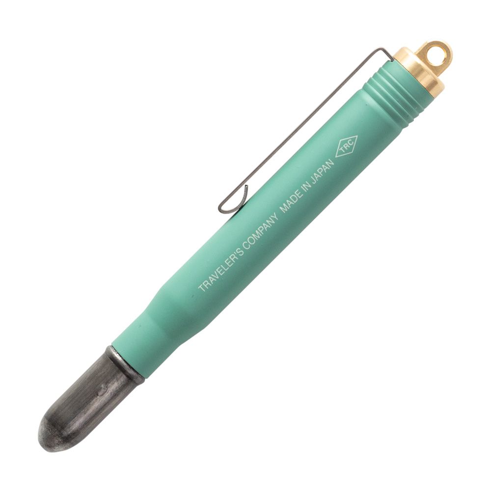 TRAVELERS Brass Ball Pen Factory Green