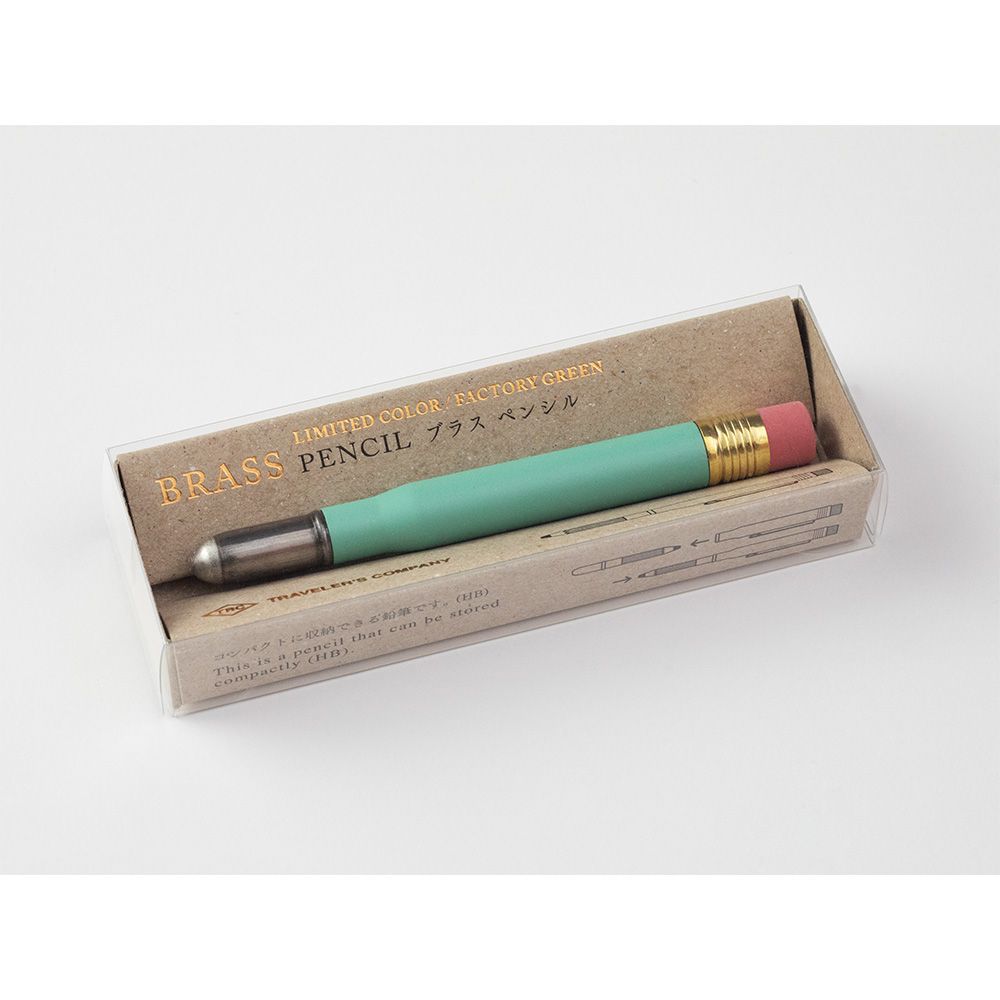 TRAVELERS Brass Pencil Factory Green
