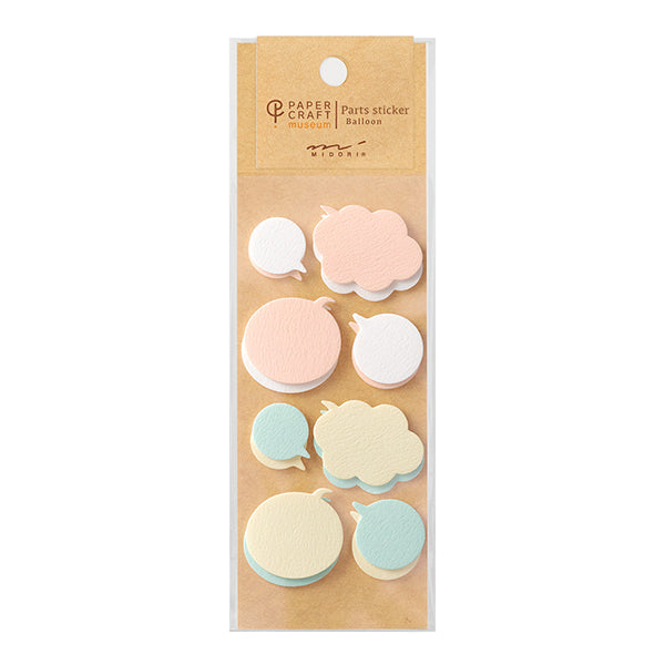 MIDORI Sticker PCM 3880 Parts Balloon