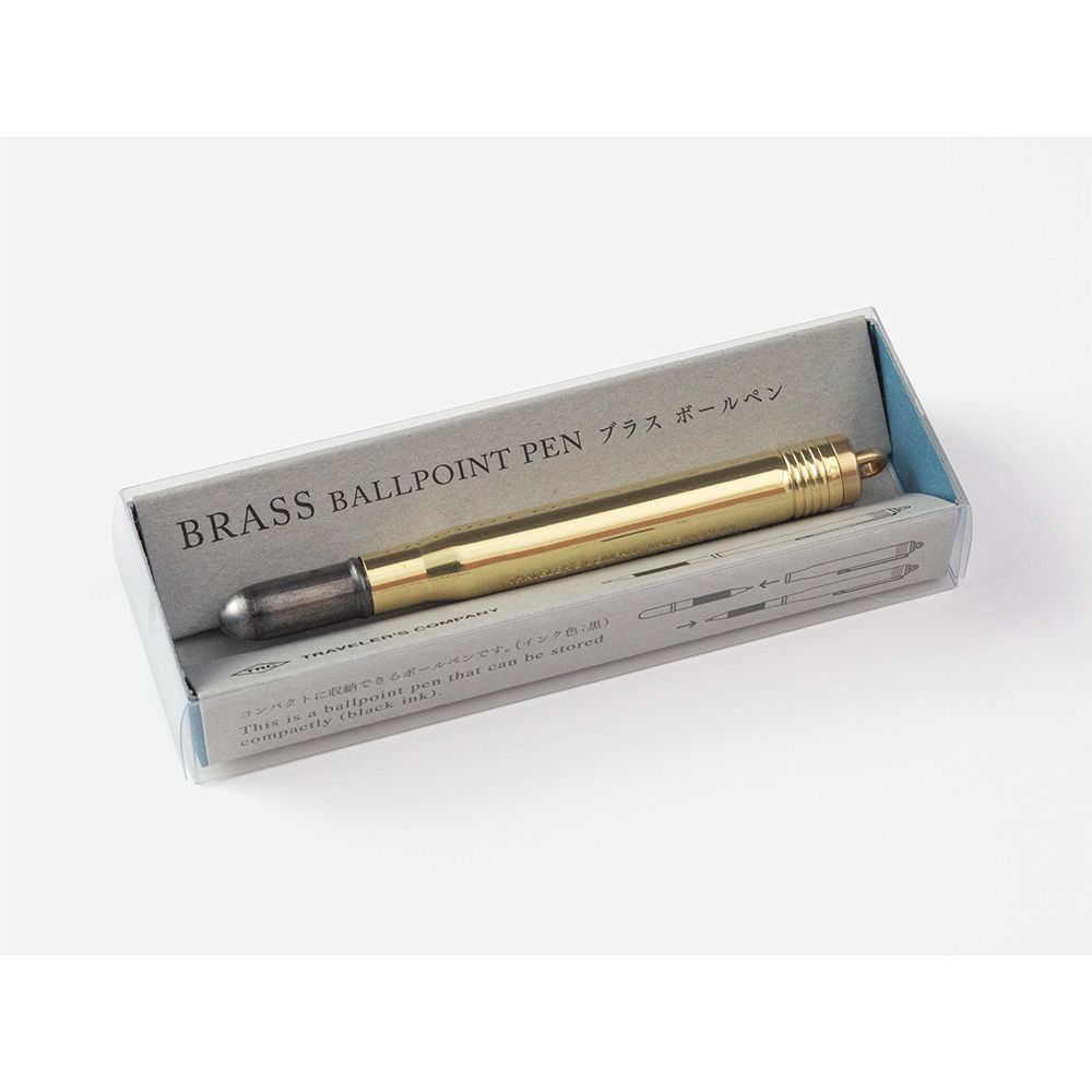 TRAVELERS Brass Ball Pen Solid Brass v2