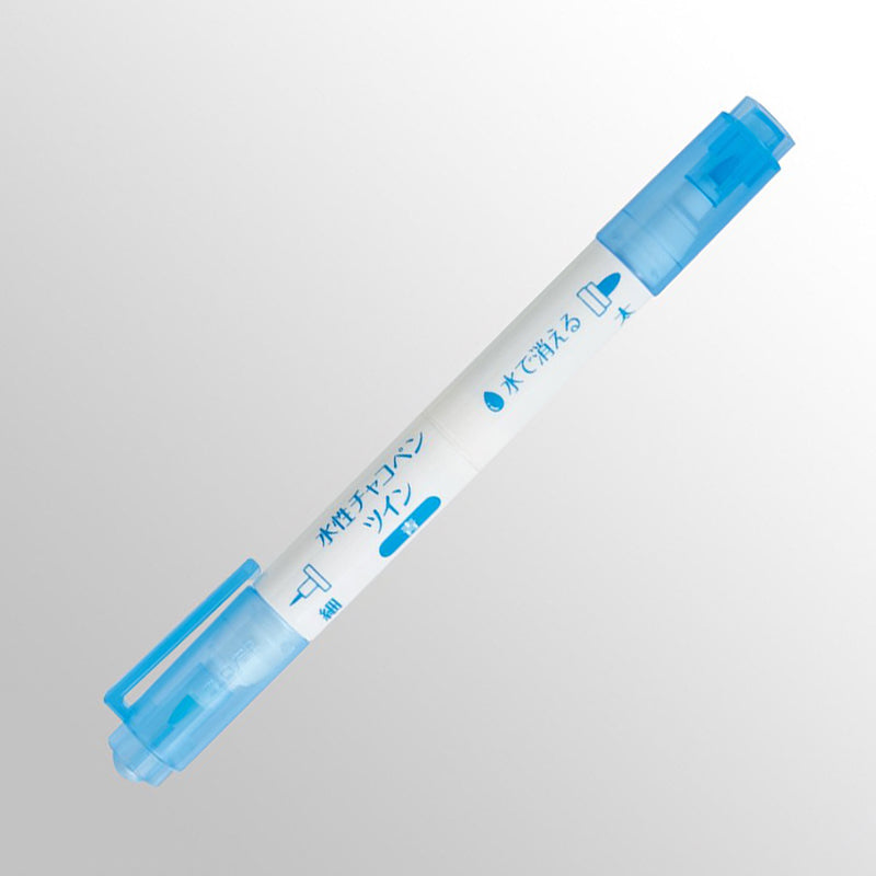 CLOVER Water Erasable Twin-Tip Pen Blue