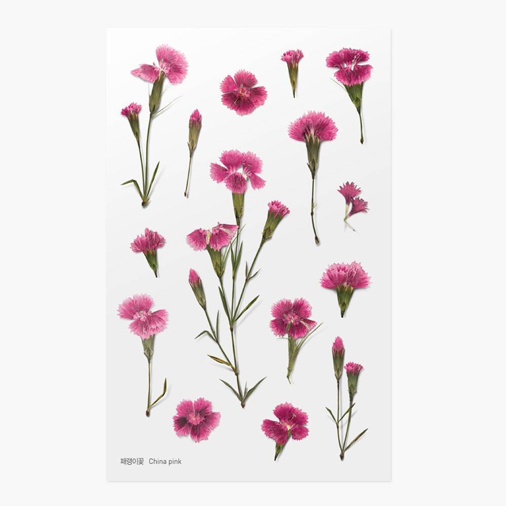 APPREE Press Flower Stickers China Pink Default Title