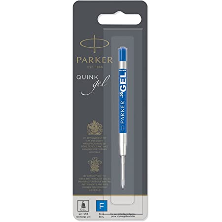 PARKER Quink Gel Ball Pen Refill F-Blue BL1