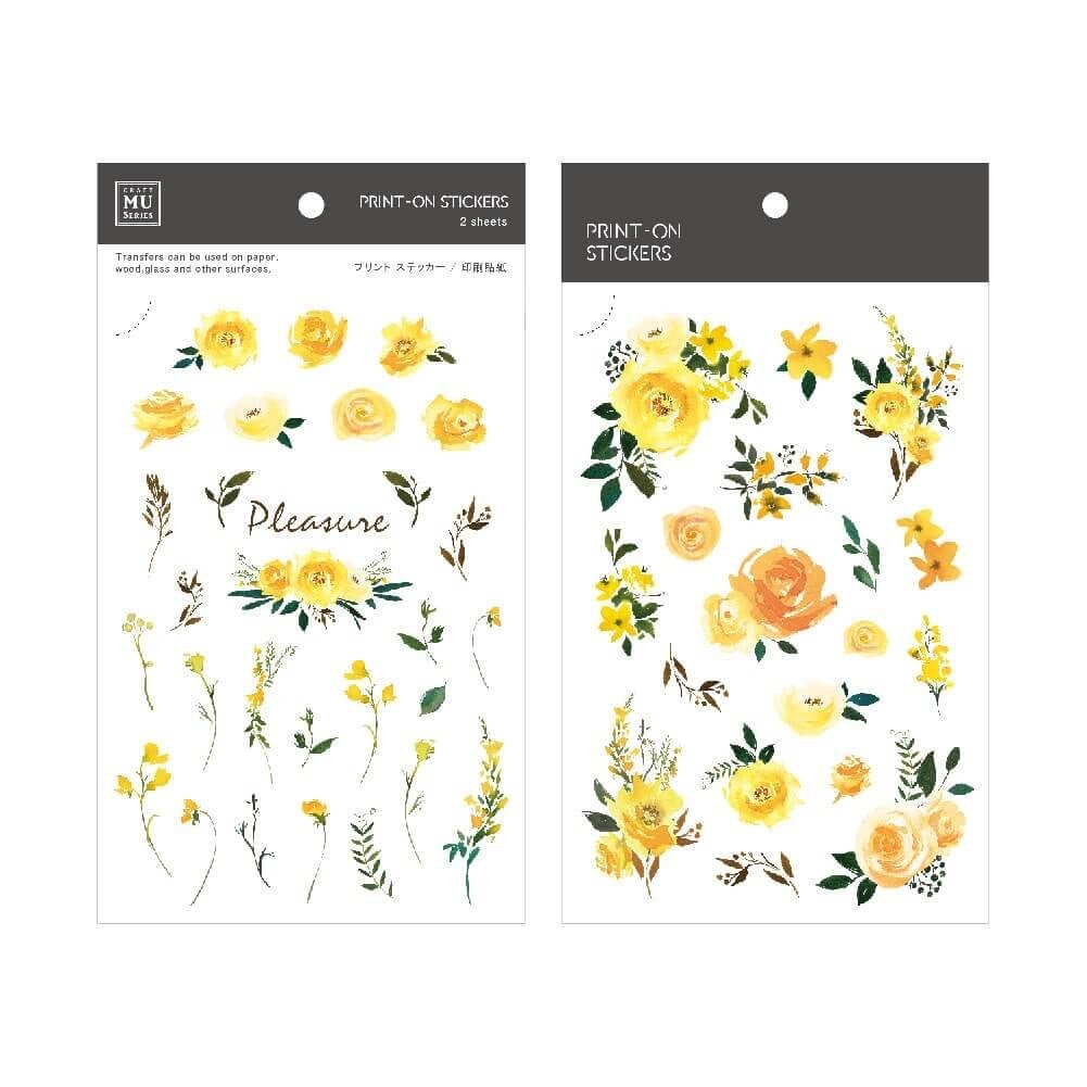 MU Print-On Sticker 2s 106-Roses Under Warm Sunshi