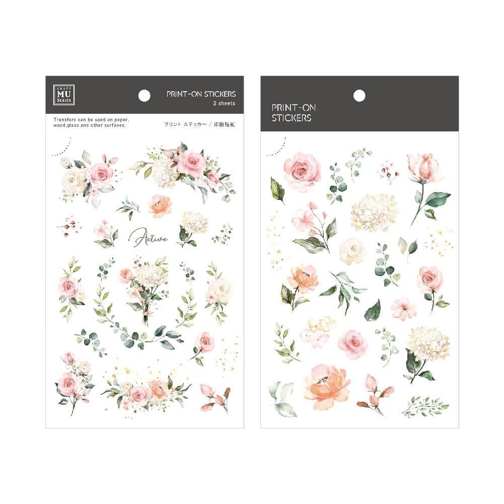 MU Print-On Sticker 2s 119-Fragrance Of Flowers