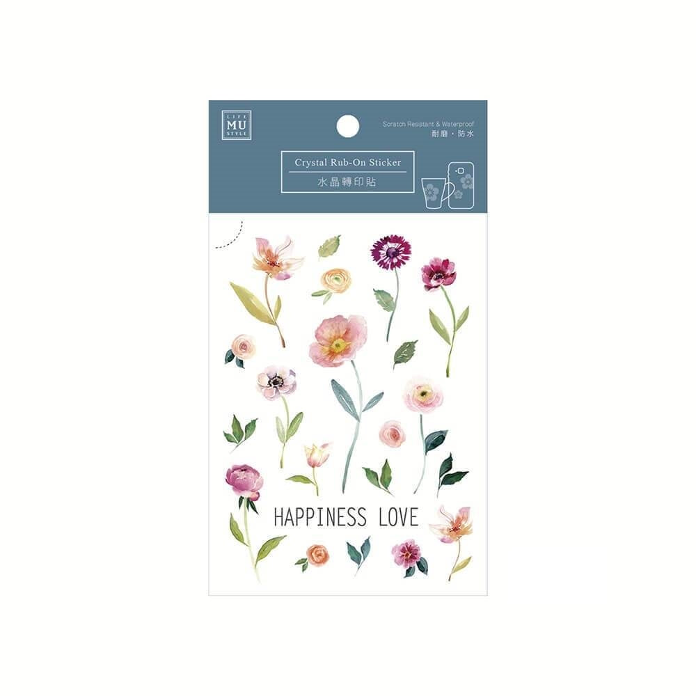 MU Crystal Print-On Sticker 001 Sunshine Garden